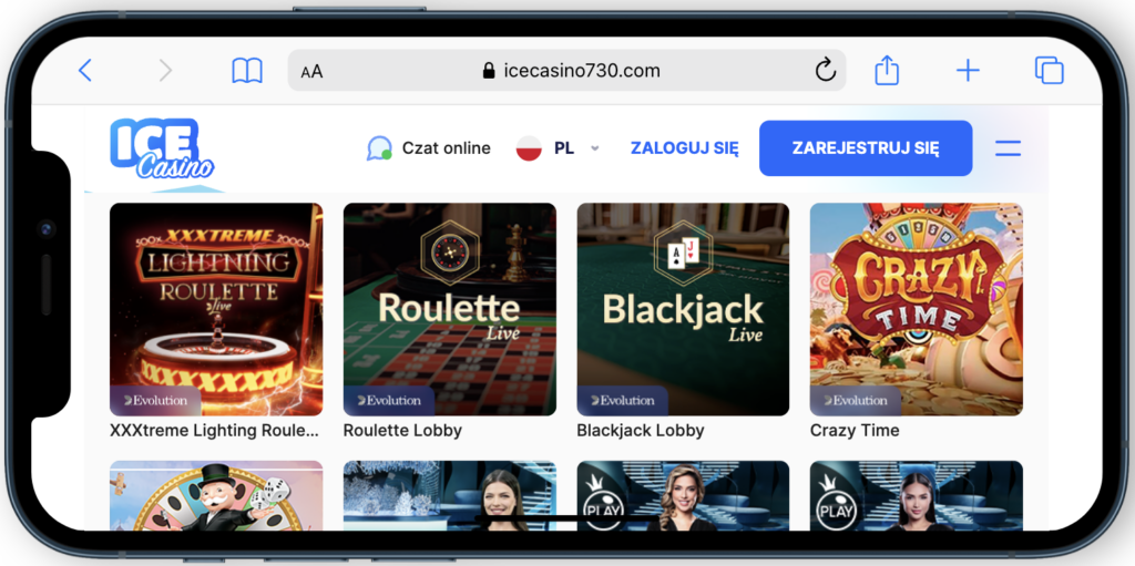 ice casino Kasyno na żywo